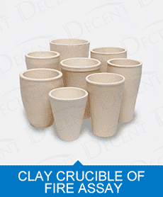 fire assay clay crucible