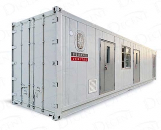 Perfect Shock-Absorbing Containerized Laboratory
