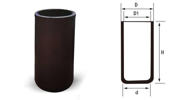 graphite crucible drawing 4