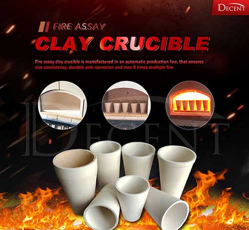 Laboratory Clay Crucible