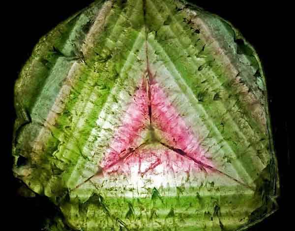 Electric stone watermelon tourmaline Electric stone watermelon tourmaline