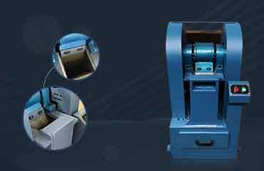 How does lab jaw crusher working?