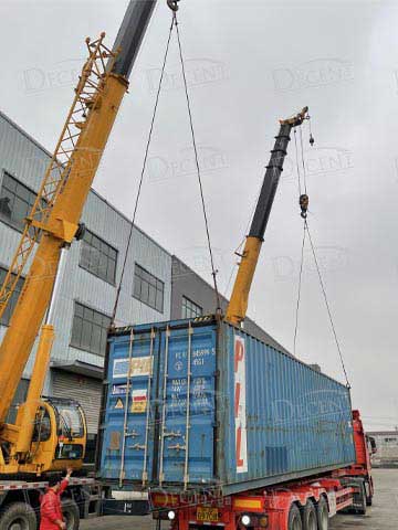 DECENT acid fume scrubber shipping container loading 3
