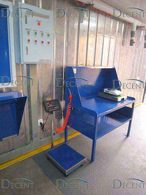 container laboratory weigh station
