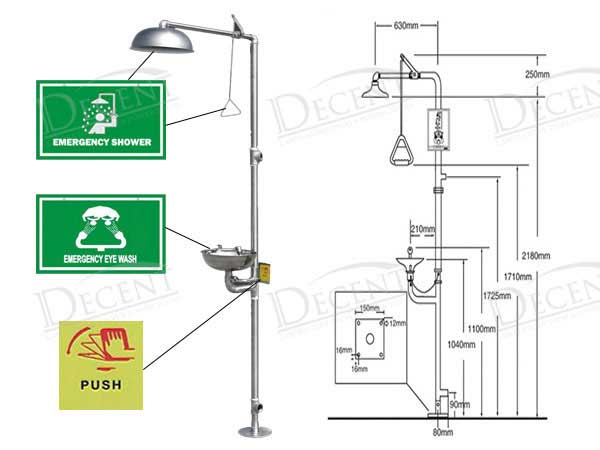 Emergency Safety Shower