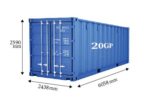 20hq shipping container