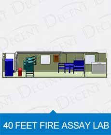 40 feet Fire Assay Lab