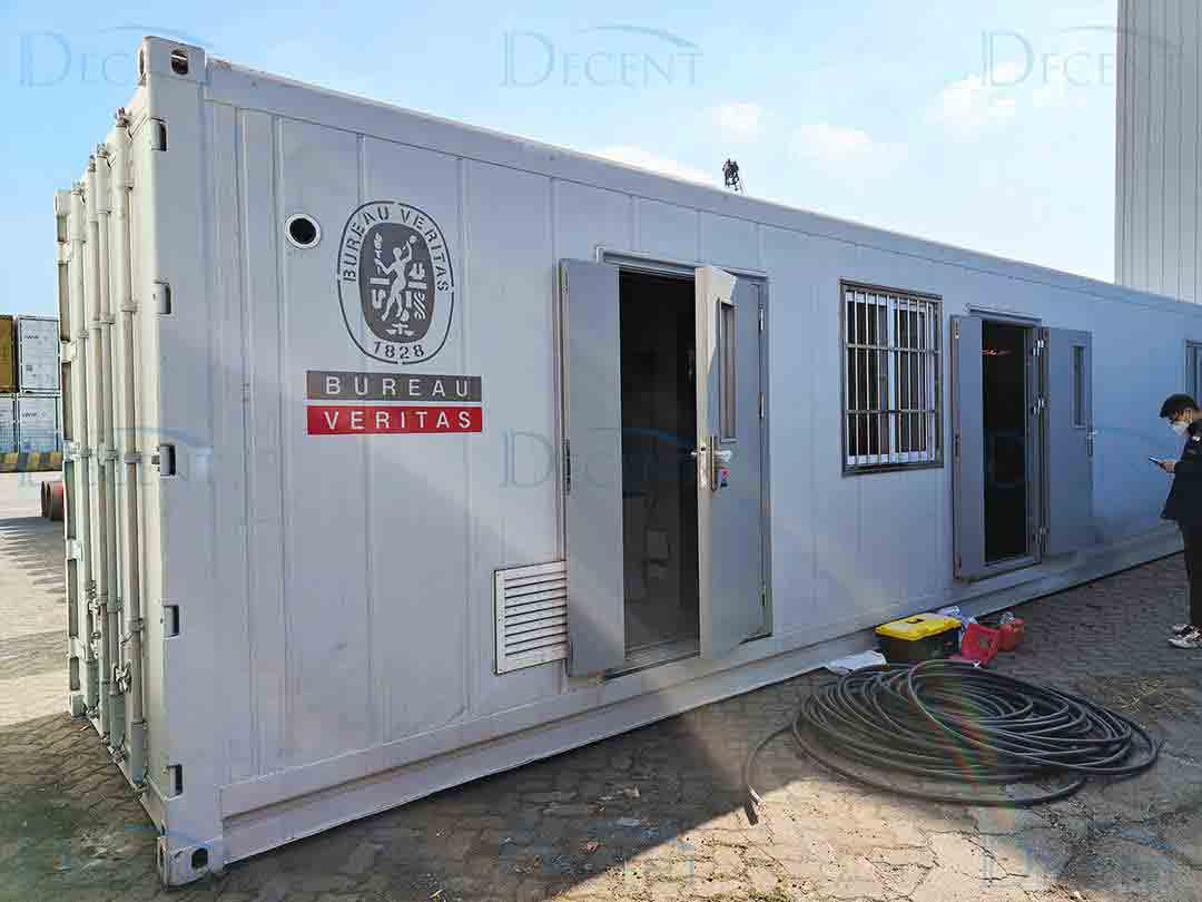 the container-type sample preparation laboratory customized by Bureau Veritas China Commodity Service Department