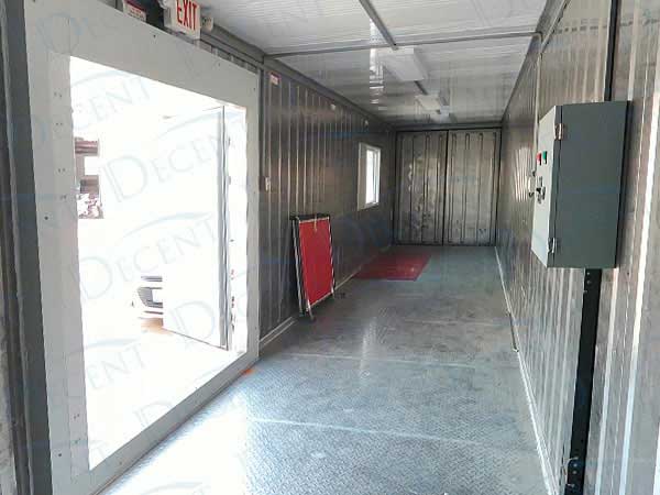DECENT Container Storage Warehouse inside view