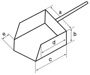 Stainless Steel Flat Bottom Sample Scoop