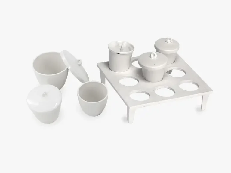 DECENT Alumina Ceramic Crucibles and Firing Rack