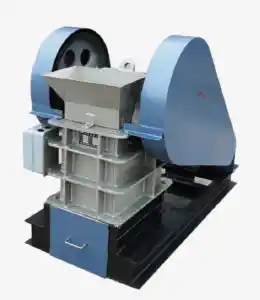DECENT Lab Jaw Crusher DJC180 DJC210 large cast iron lab rock crushing machine with dual flywheels