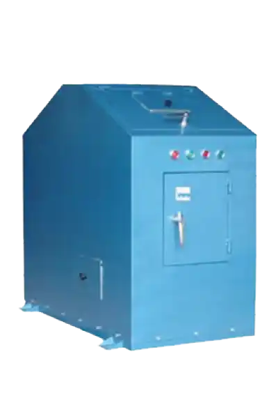  DECENT Lab Jaw Crusher DJC45S with integrated safety enclosure for dust-controlled mineral sample preparation
