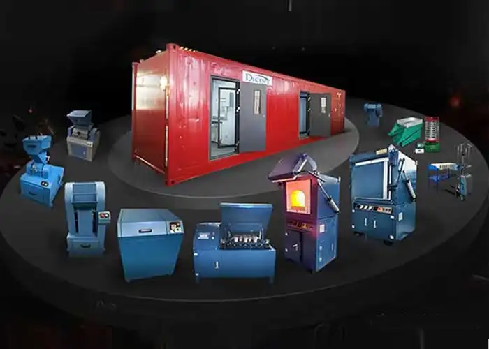 Qingdao Decent Group Laboratory Equipment – comprehensive product lineup of sample preparation, crushing, splitting and testing machines for mining and assay labs.