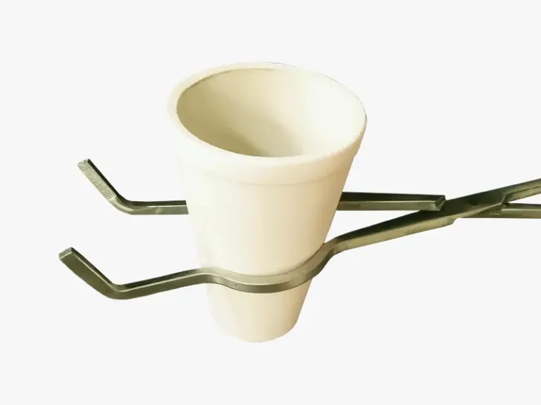 DECENT Fire Assay Crucible with Tongs - Essential Lab Equipment for High-Temperature Applications