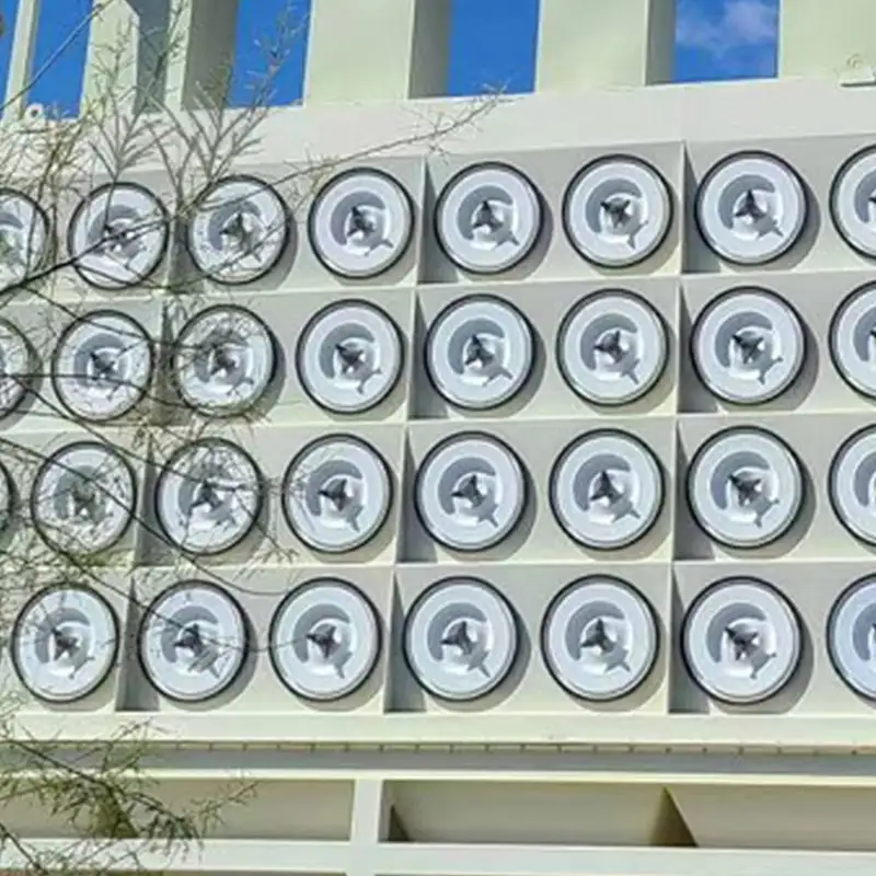Revolutionary Dust Removal System Project in 2019:Enhancing Lab Safety in North America 4 Close-up view of the high-efficiency filter elements within a industrial dust collector, showcasing the precision engineering behind DECENT air purification solutions.