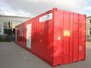 Container Laboratories - DECENT Turnkey Solution 5 DECENT Cold-Resistant Sample Prep Lab operating effectively in a snow-covered, extremely cold environment