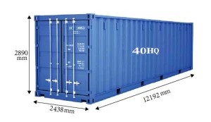 DECENT Mobile Containerized Lab 40ft HQ container dimensions