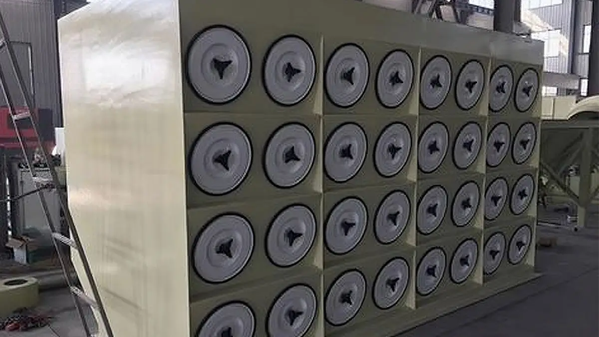 Lab Dedusting System: Rescuing Accuracy and Safety in a US Metal Analysis Lab in 2020 1 DECENT Lab Dedusting System filter array for air purification in a metal analysis lab.