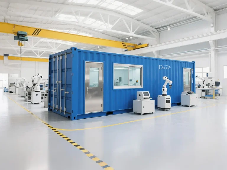 DECENT Mobile Container Laboratory design in a Modern Industrial Setting
