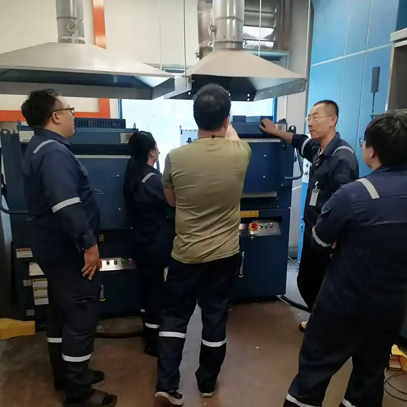 Fire Assay Laboratory Equipment Triumph: Qingdao Decent Group Completes Critical Singapore Upgrade 2025 4 Fire assay training