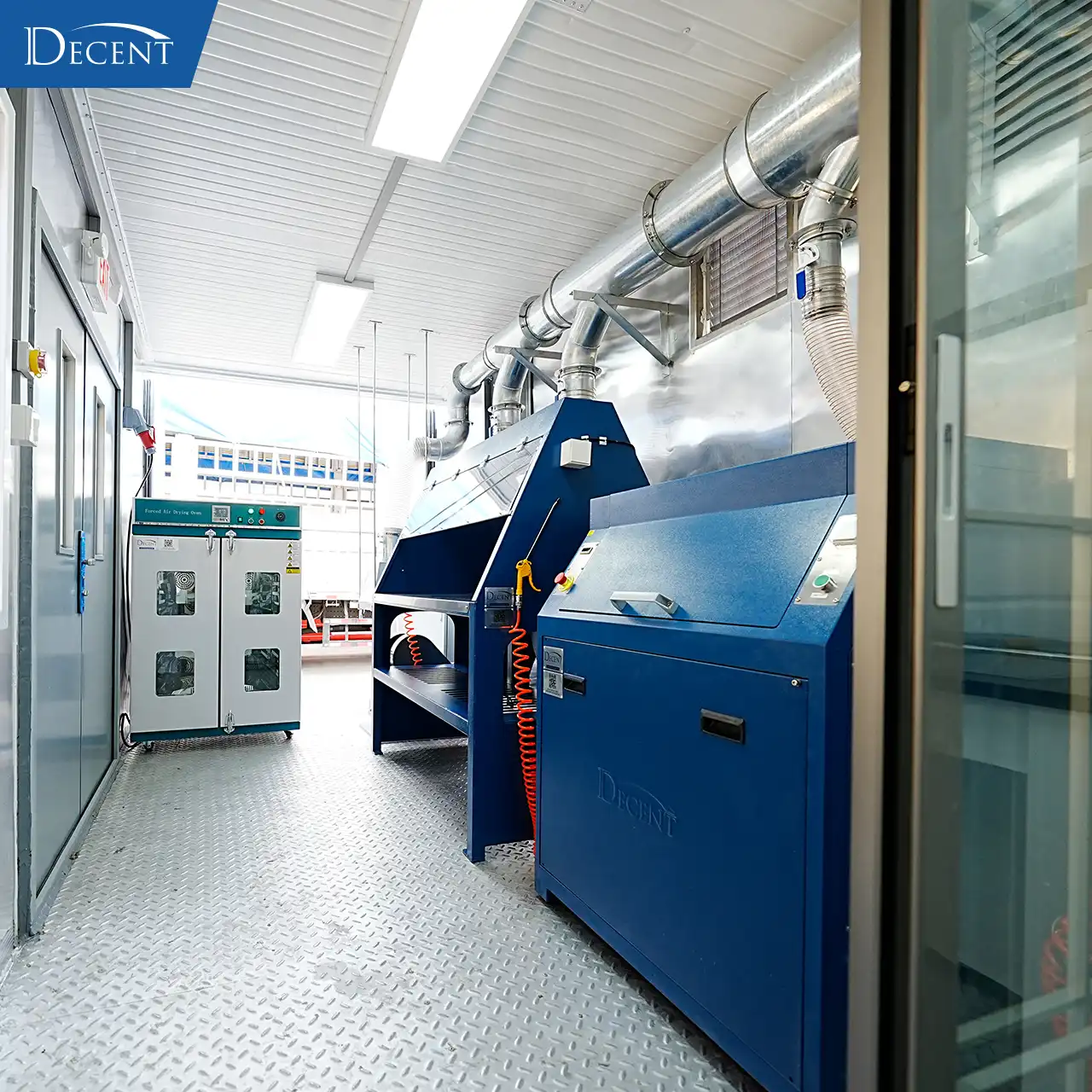 DECENT modular mineral lab interior by Qingdao Decent Group, with sample prep equipment and drying oven