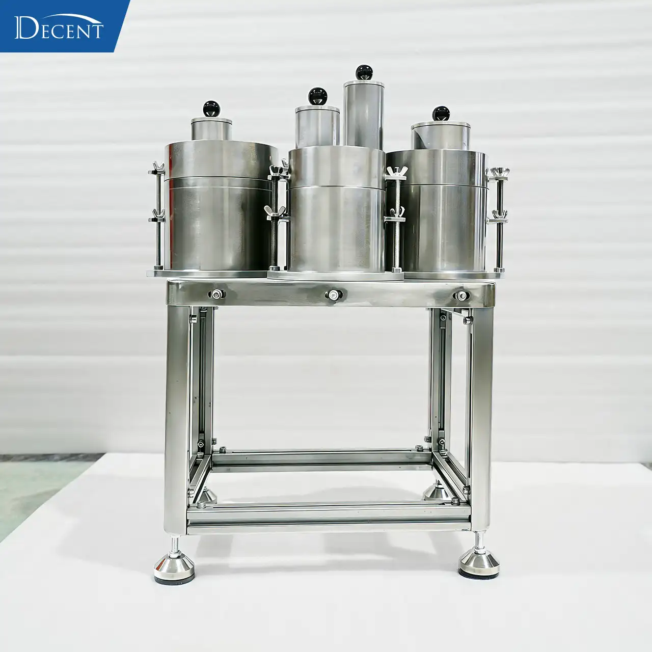 The Invisible Killer: 3 Core TML Testing Equipment Defend Against Solid Bulk Cargo Liquefaction Crisis 7 DECENT TML-D Proctor/Fagerberg Tester, professional TML testing equipment for bulk cargo. IMSBC compliant stainless steel testing device with multiple interchangeable sample cells for coal, bauxite and iron ore. Used for authoritative TML and FMP detection to prevent solid bulk cargo liquefaction.