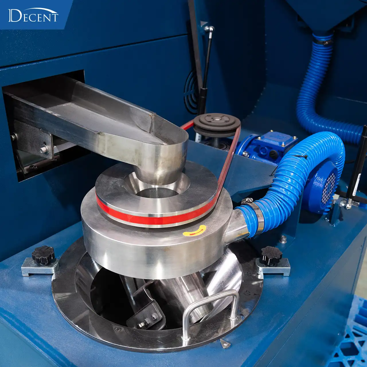 Qingdao Decent Group Jaw Crusher & RSD Combo, precision rotary sample divider module with integrated dust extraction for lab sample preparation