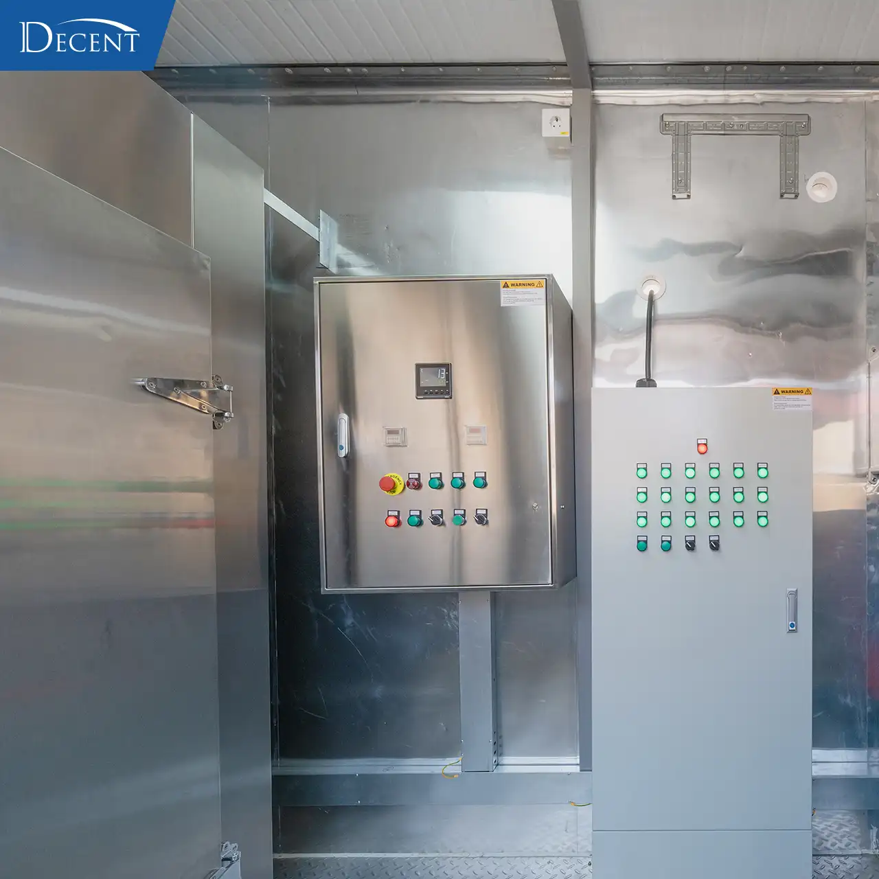 Qingdao Decent Group drying oven control panel in Australia on site critical minerals testing lab, industrial ore sample drying system