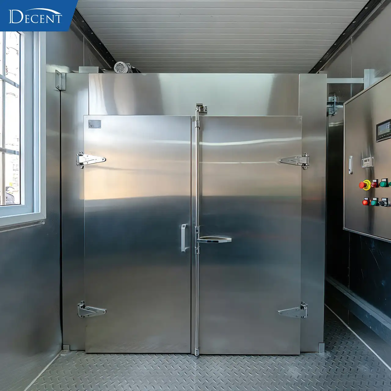 Stainless steel drying oven in Qingdao Decent Group’s Australia containerized mining lab, contaminant-free ore sample drying solution