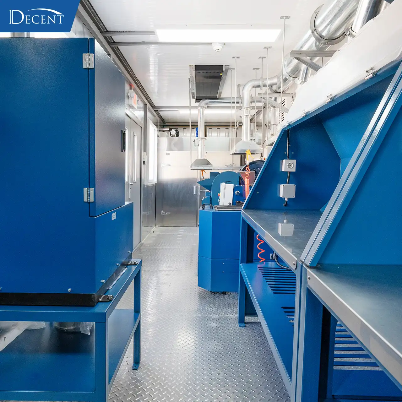 Qingdao Decent Group sample preparation container lab interior layout for Australia on site critical minerals testing
