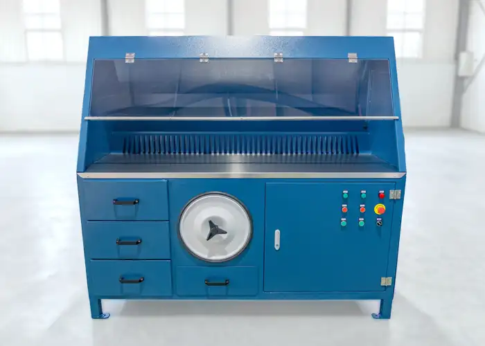 Qingdao Decent Group mineral lab dust control workbench, integrated dust extraction station for safe ore sample preparation