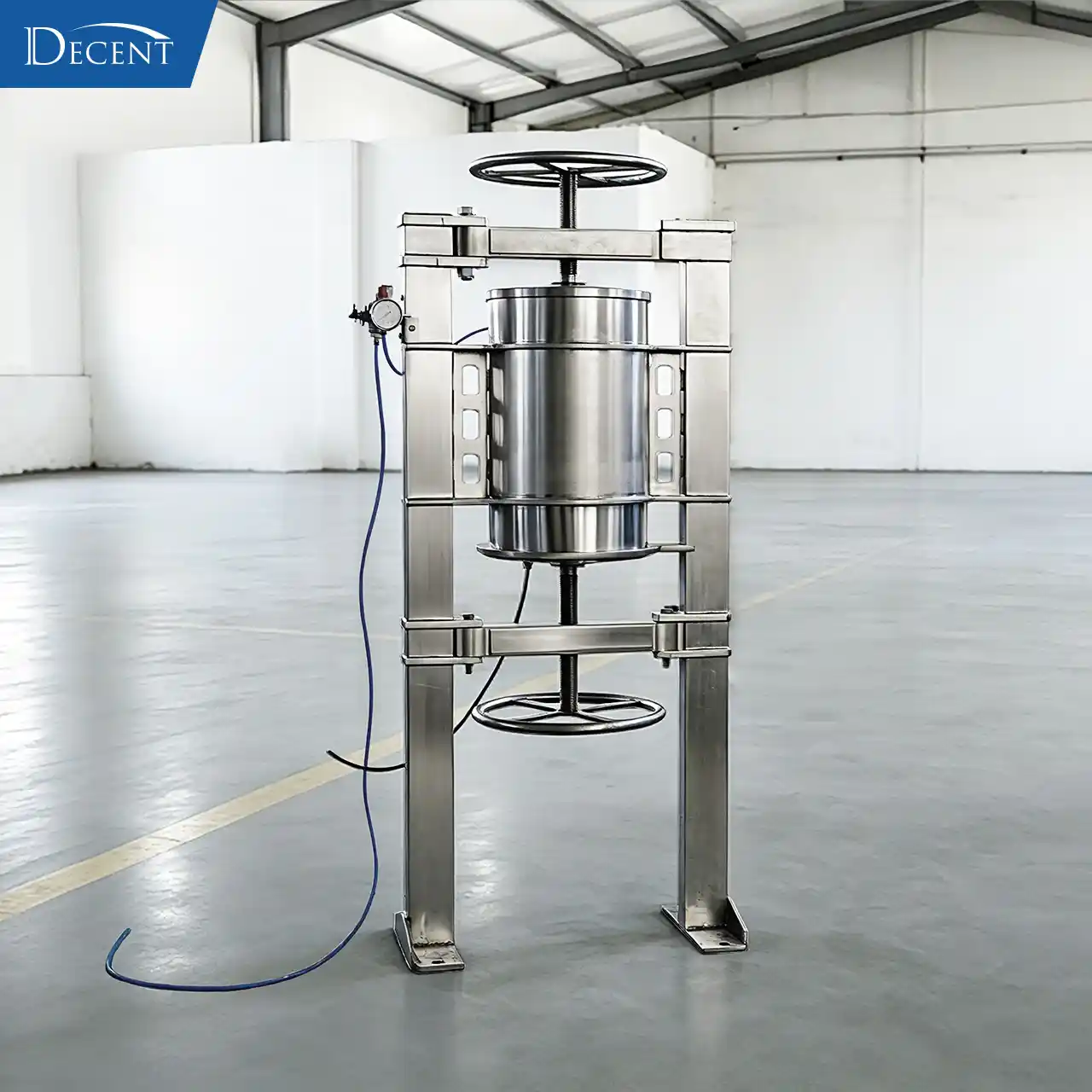6 Key Tips to Avoid Costly Mistakes When Buying Vertical Cylinder Lab Filter Press for Global Mineral Labs 4 Floor-standing vertical cylinder lab filter press manufactured by Qingdao Decent Group
