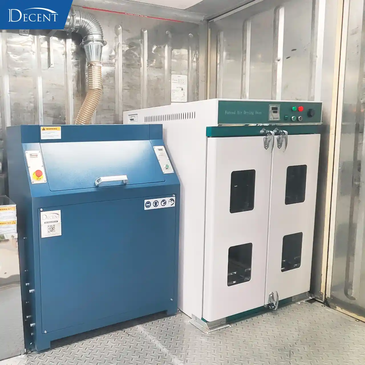2023 High-Efficiency Compact Sample Preparation Container Lab – Serbia BV Project by Qingdao Decent Group 3 Qingdao Decent Group compact sample preparation container lab with pulverizer mill and forced air drying oven for Serbia BV mining project