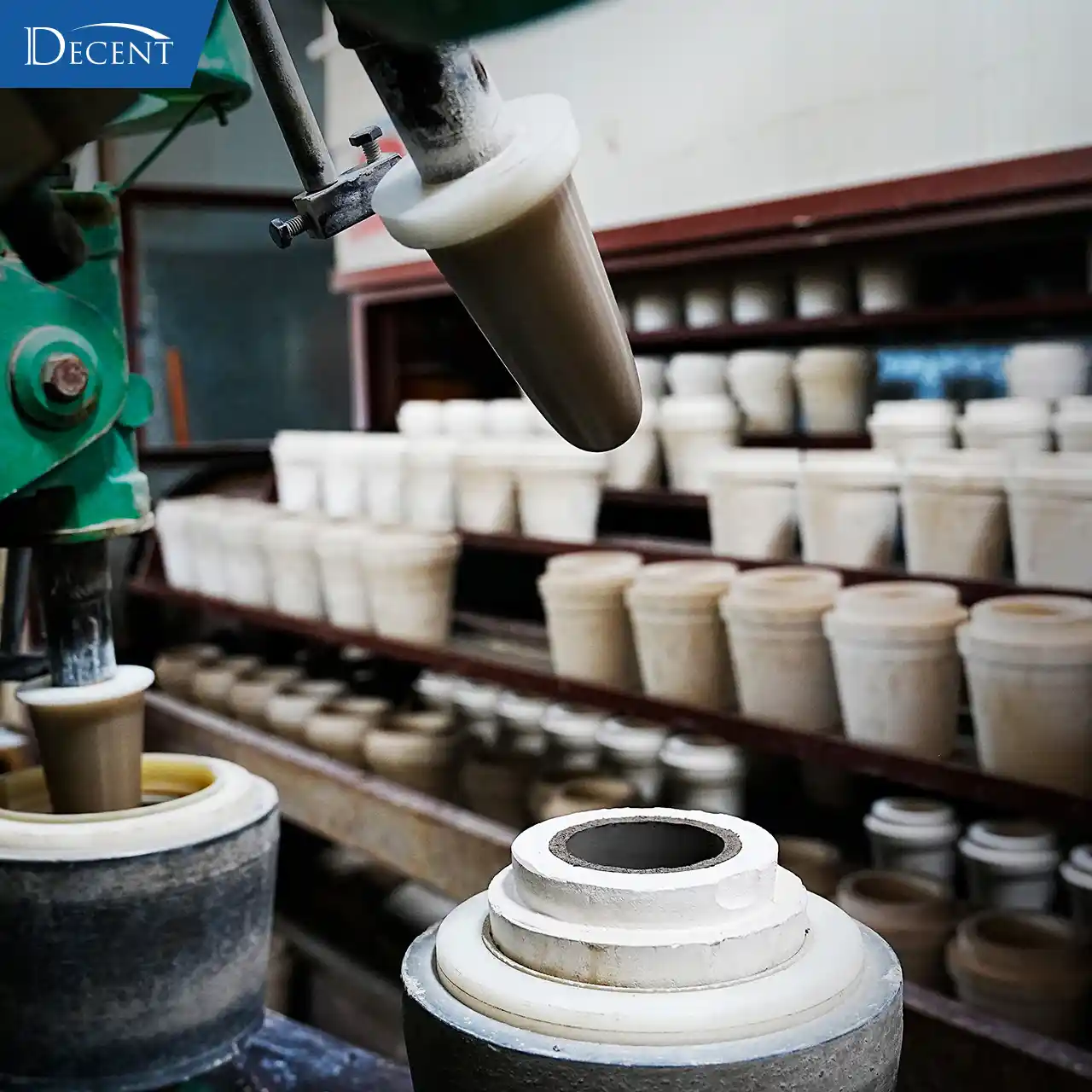 Fire Assay Clay Crucible: A Core Precision Consumable for Sustainable Global Mining Testing 2 Qingdao Decent Group semi-automated forming process for consistent fire assay clay crucible production