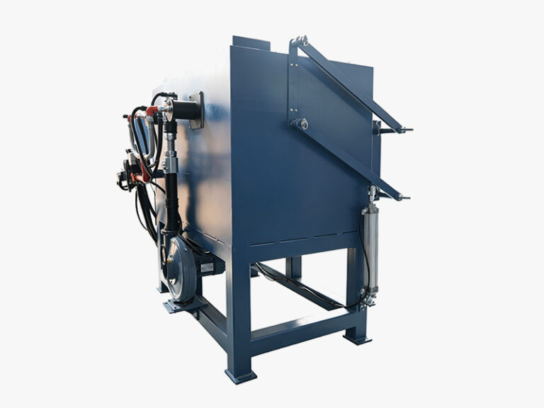 Rear Side View of Qingdao Decent Group Multi-Fuel Fusion Furnace with Fuel Supply Assembly