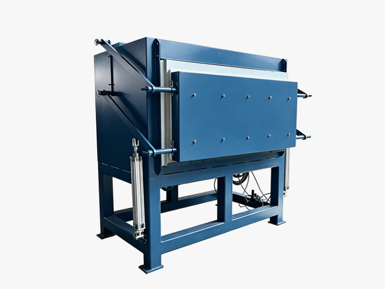Qingdao Decent Group multi-fuel fusion furnace side oblique view with pneumatic linkage door structure