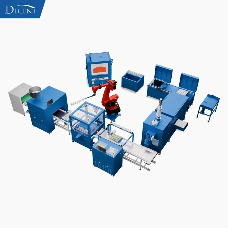DECENT Fire Assay Automation System Solution – full-process automated mineral analysis from sample dosing to cupellation.
