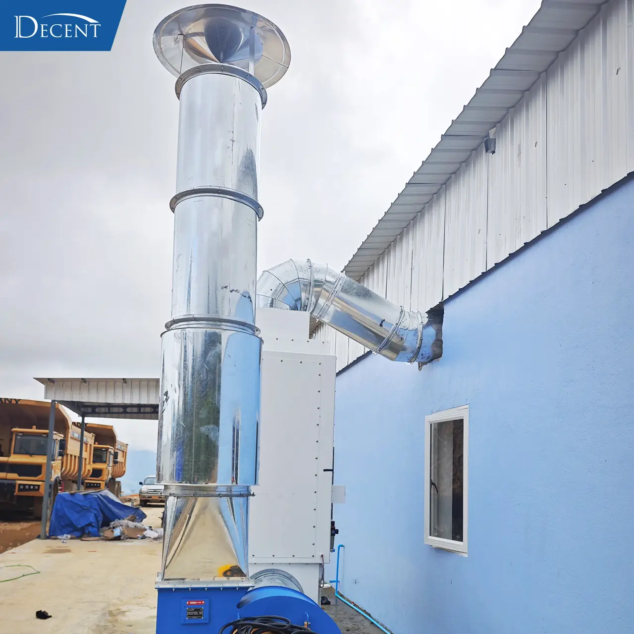 Outdoor dust collector installation supporting fire assay workflow integration for remote mining laboratories by Qingdao Decent Group