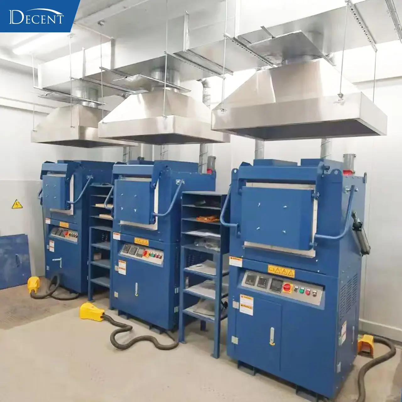 Premium Fire Assay Laboratory Turnkey Solution Empowers Top Russian Gold Mine 2 Qingdao Decent Group fire assay laboratory turnkey solution, fire assay fusion furnaces with fume hoods inside modular lab for Russian gold mine project