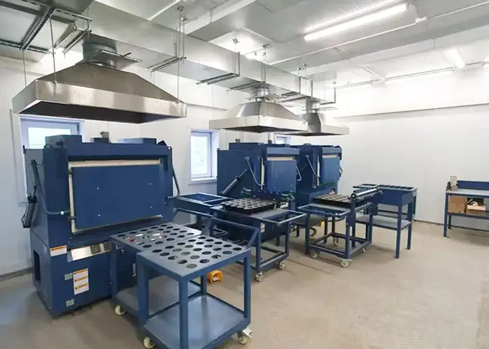 Qingdao Decent Group fire assay laboratory turnkey solution, core fire assay equipment installed for Russian gold mine laboratory project
